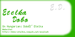 etelka dobo business card